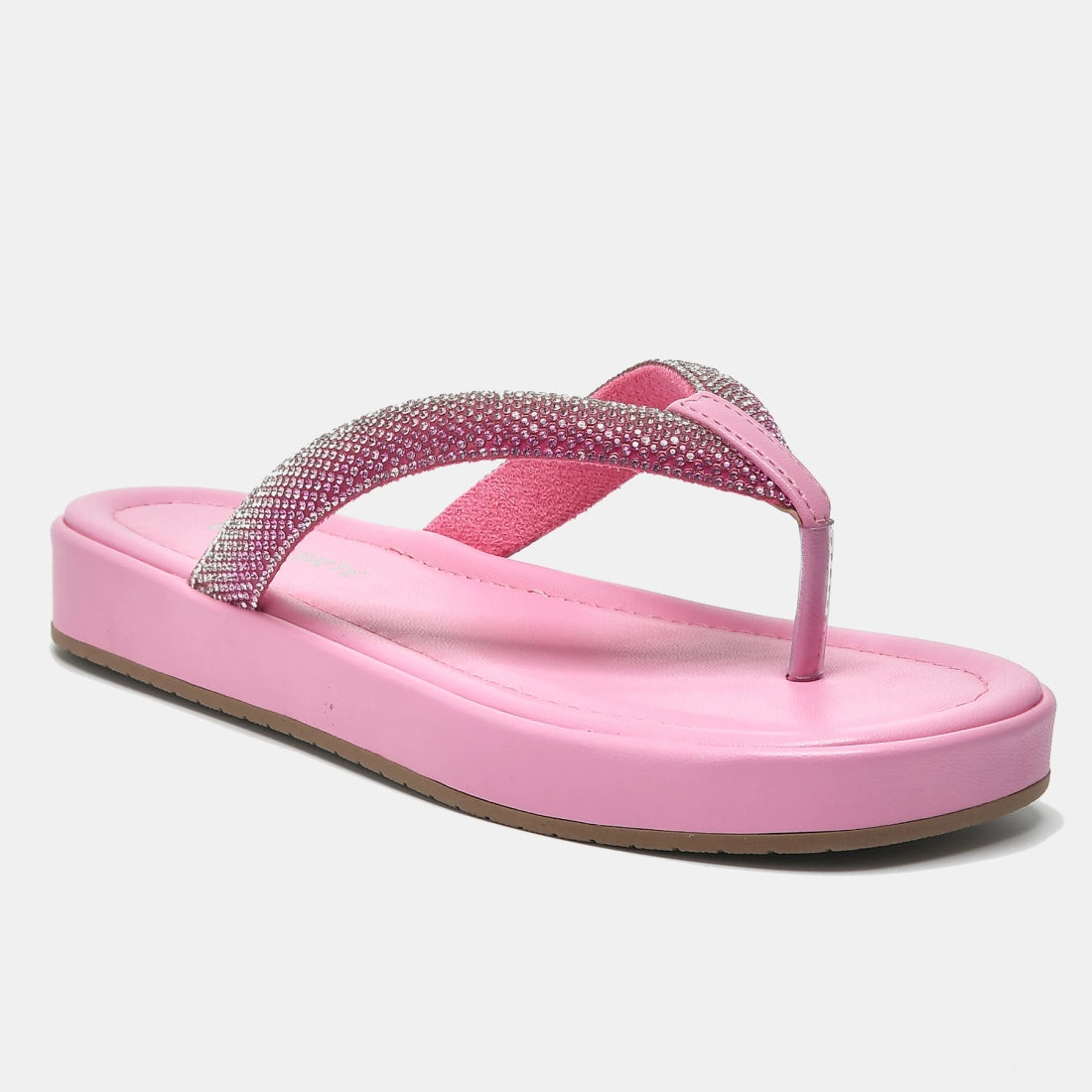 Chinelo Rasteiro Rosa