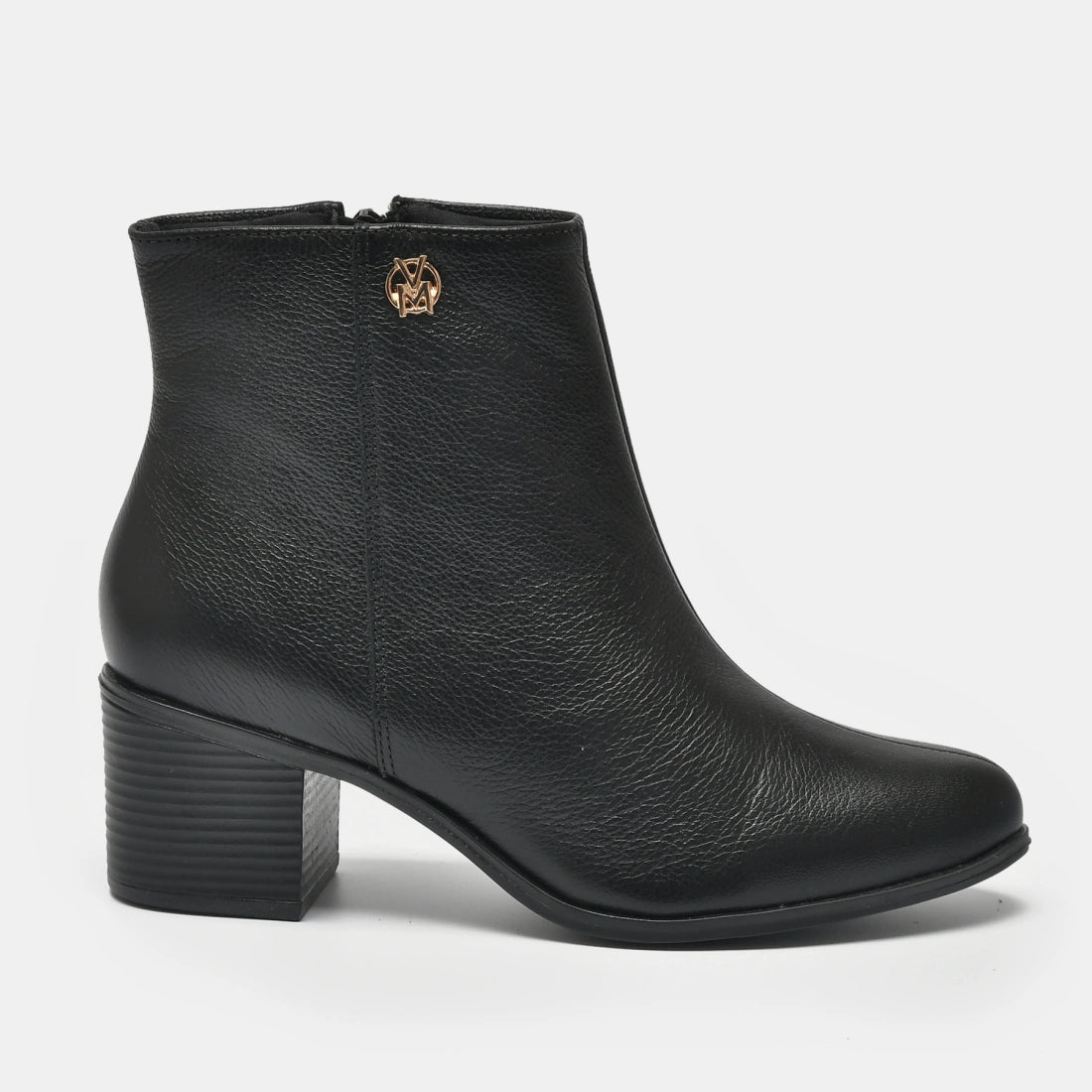 Bota Social Couro Preto